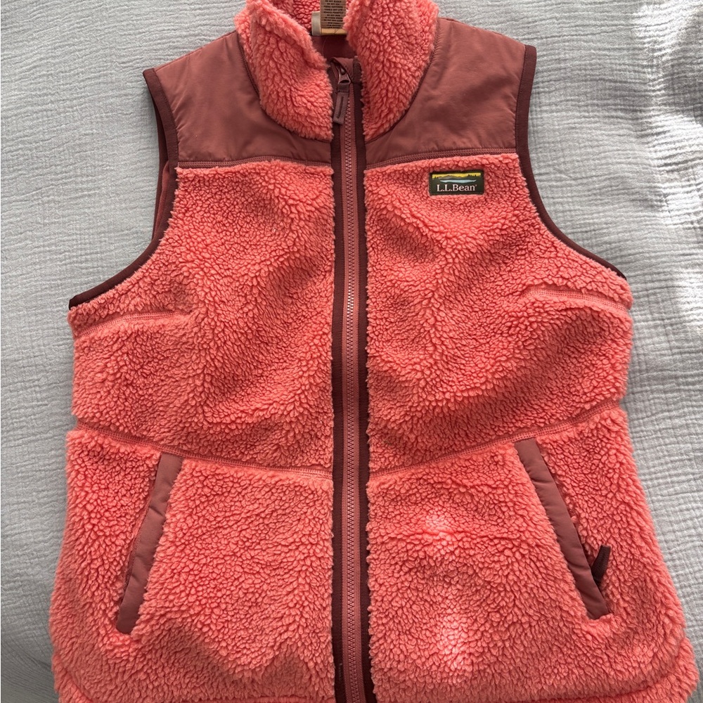 L.L. Bean Women’s Pink Fleece Vest